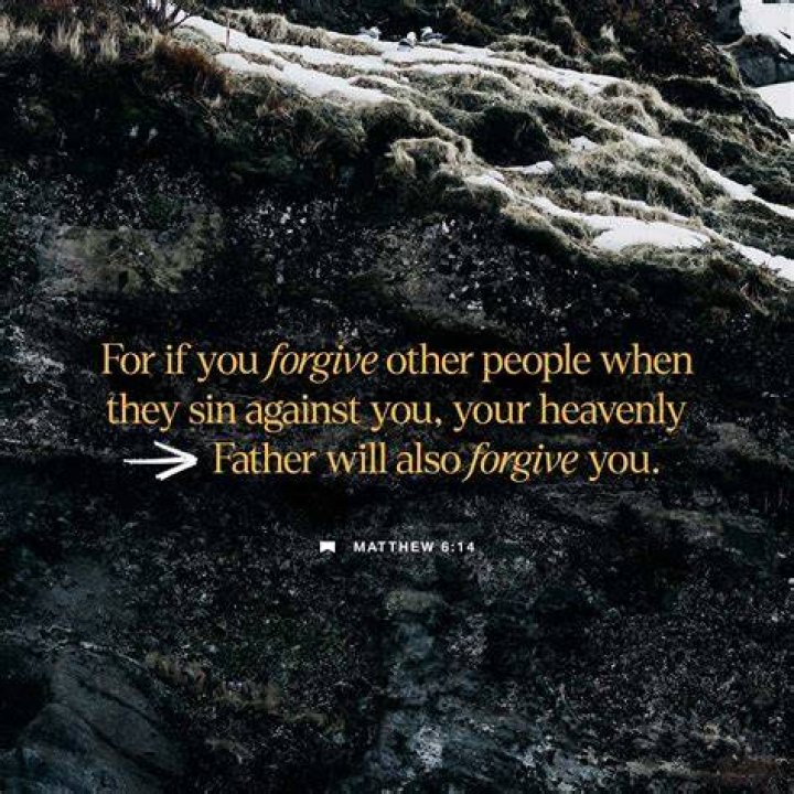Is it forgive or forgiven?