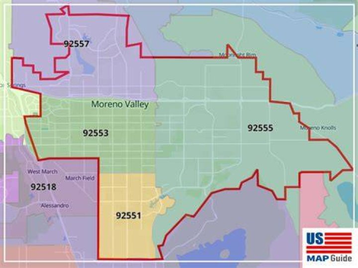 What is moreno valley zip code?