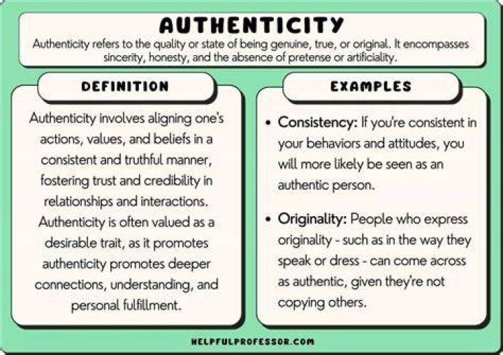 What is staged authenticity?